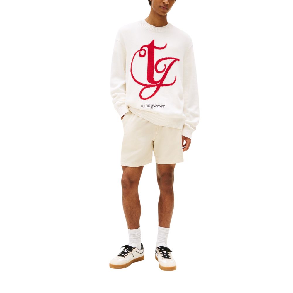 Cream Recycled Cotton Sweatshirt - ventzia