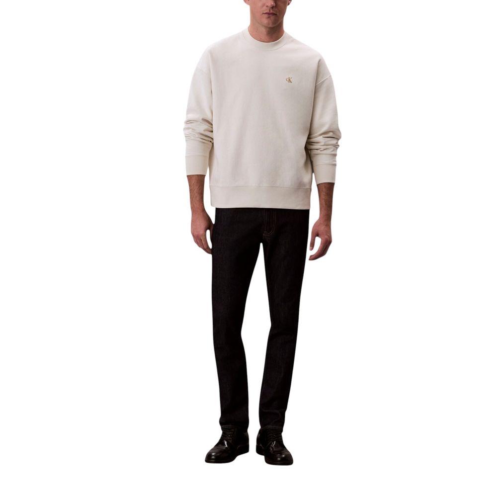 White Cotton Sweatshirt - ventzia