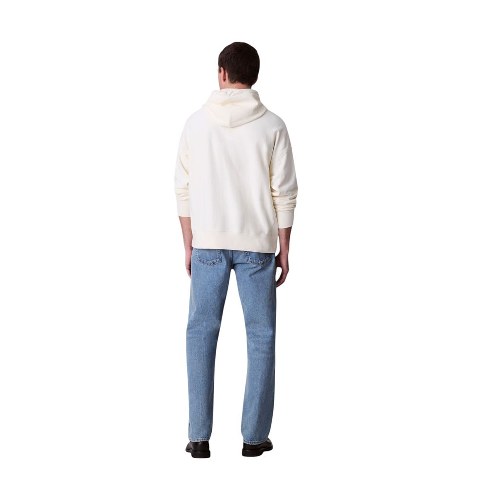 White Cotton Hoodie - ventzia