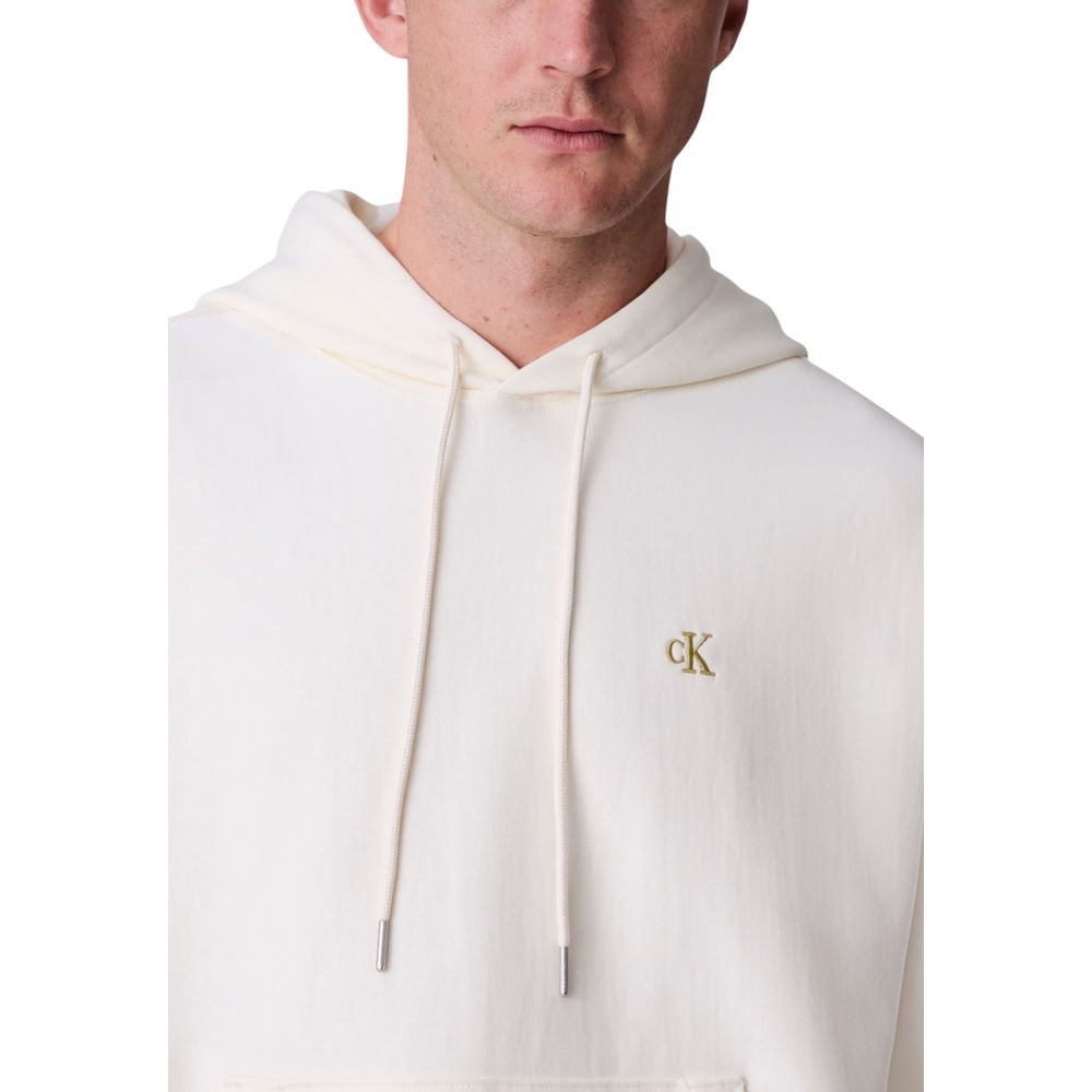 White Cotton Hoodie - ventzia