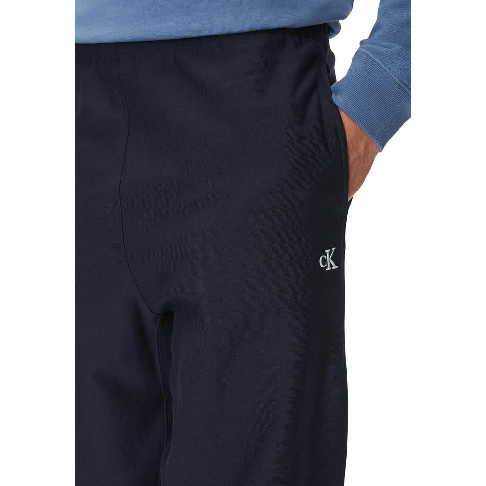 Blue Cotton Joggers (Workout Pants) - ventzia
