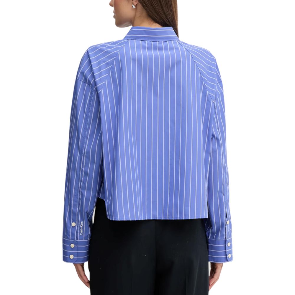 Blue Cotton Blouse - ventzia