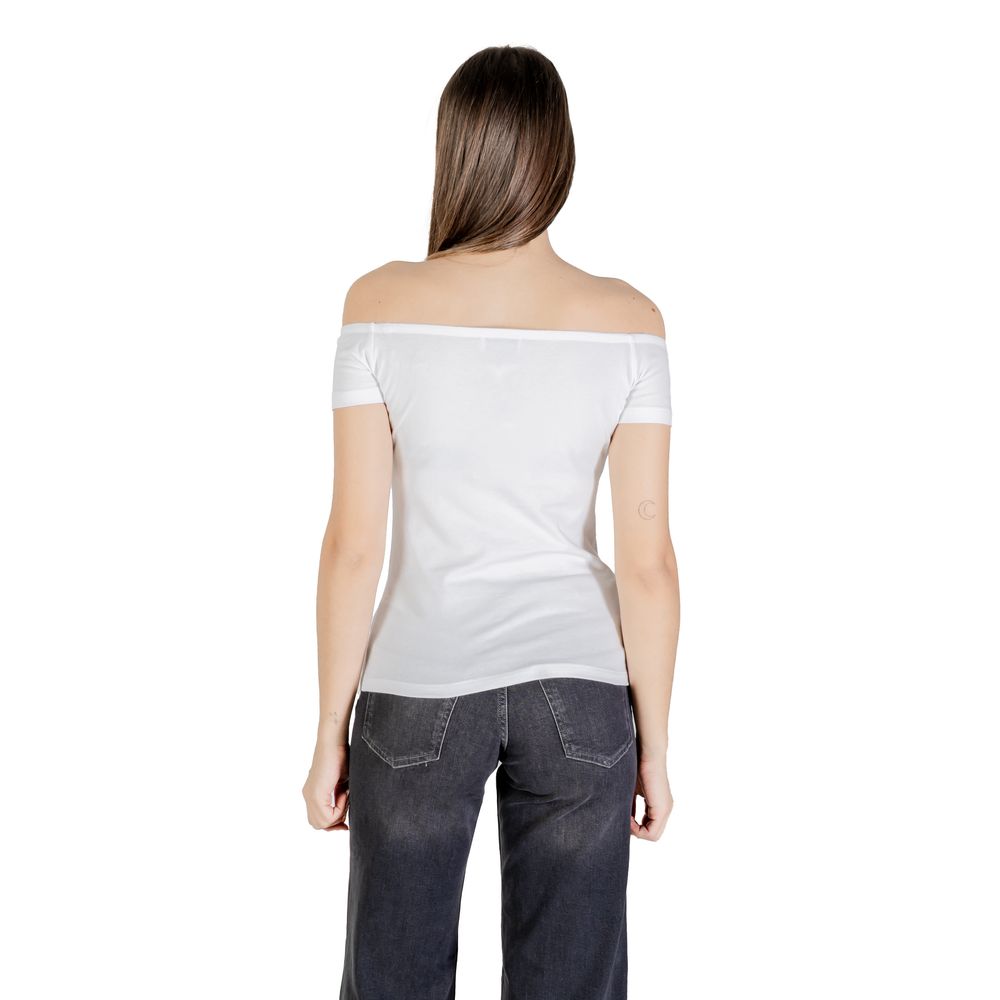 White Cotton T-Shirt - ventzia