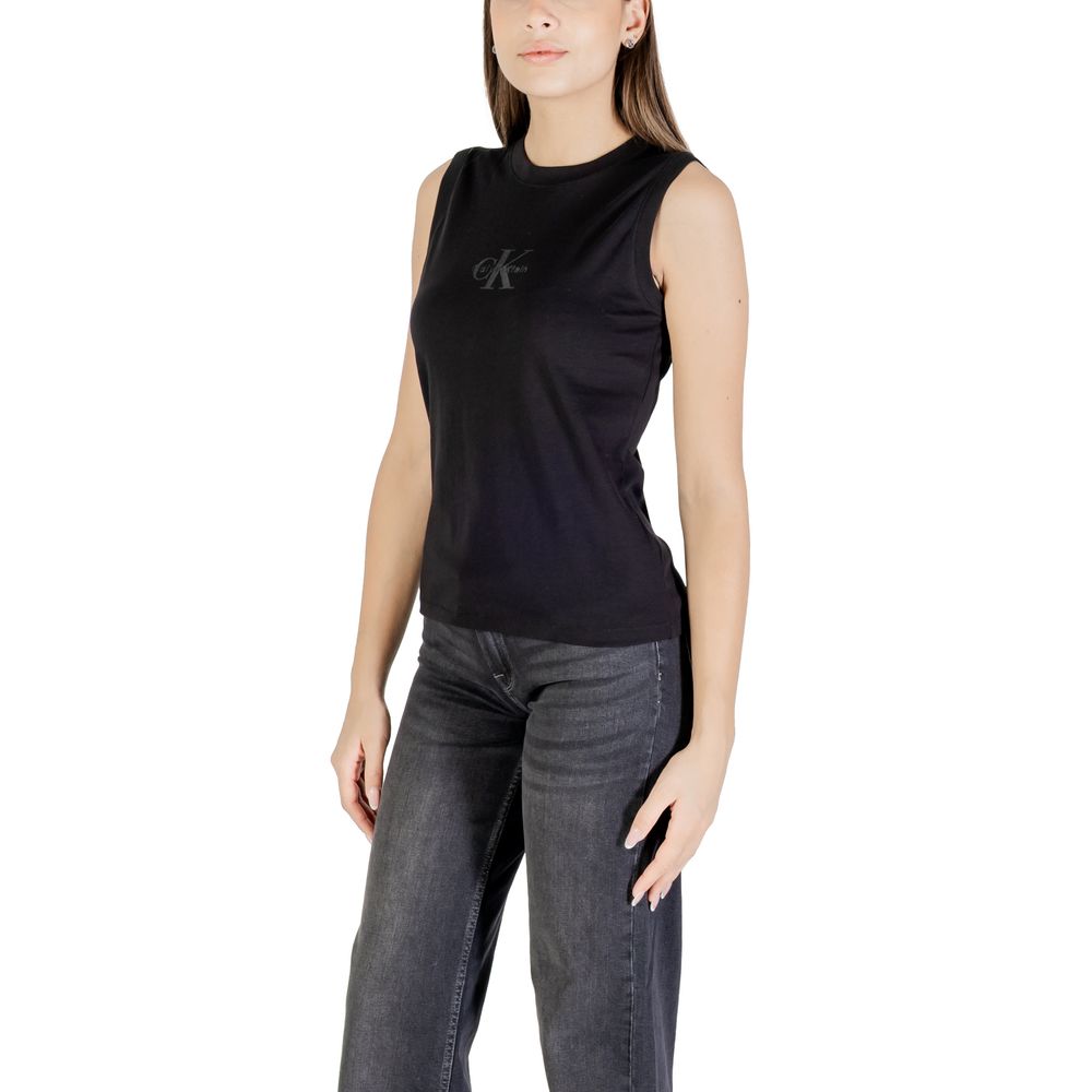 Black Cotton T-Shirt - ventzia