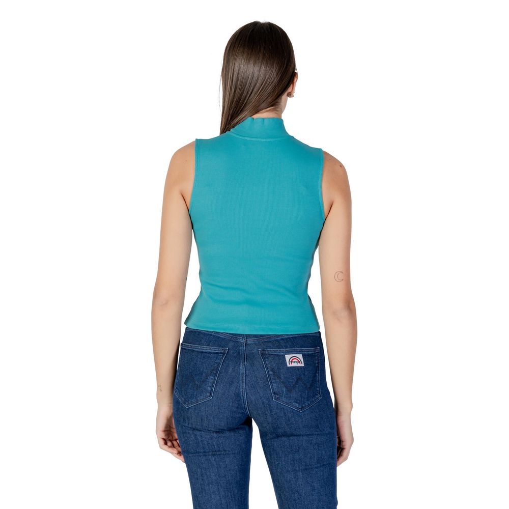 Turquoise Cotton Top - ventzia