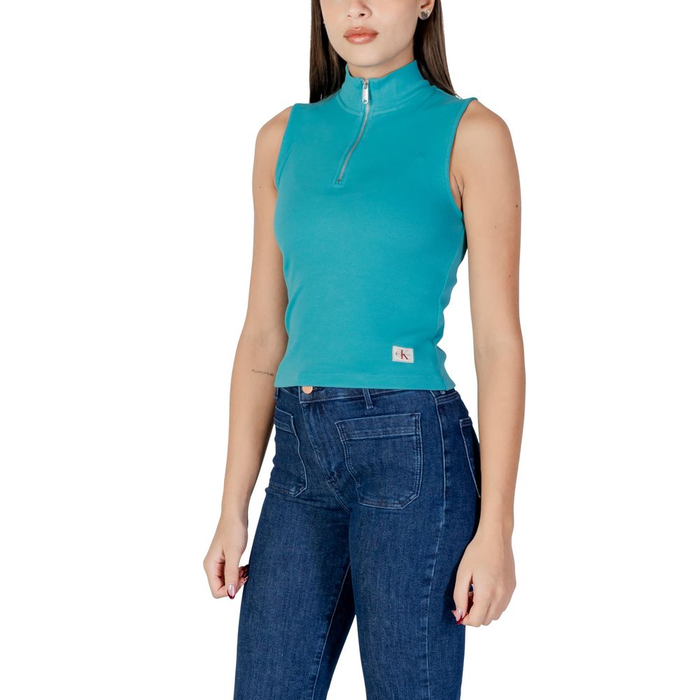 Turquoise Cotton Top - ventzia