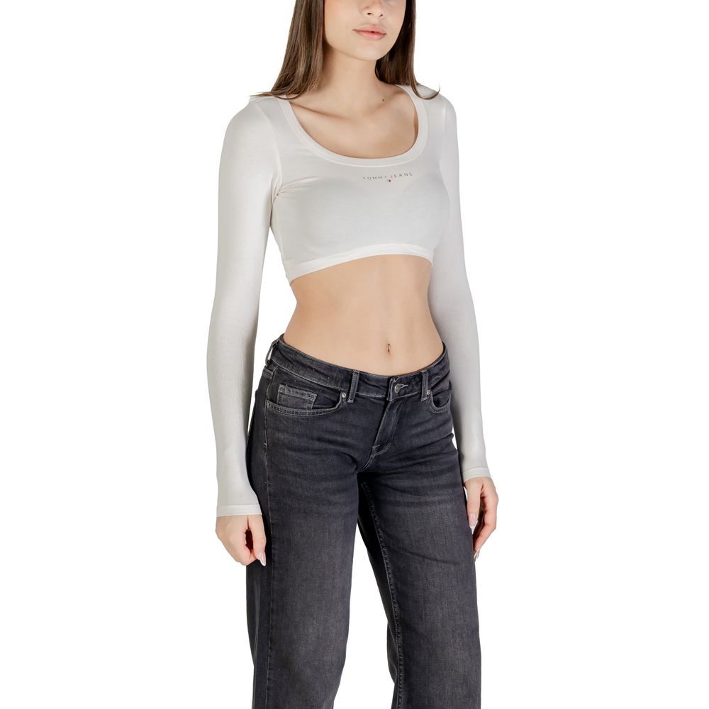 White Recycled Cotton Sportswear - ventzia