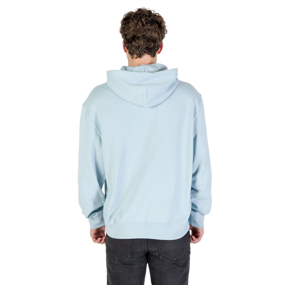 Blue Cotton Hoodie - ventzia
