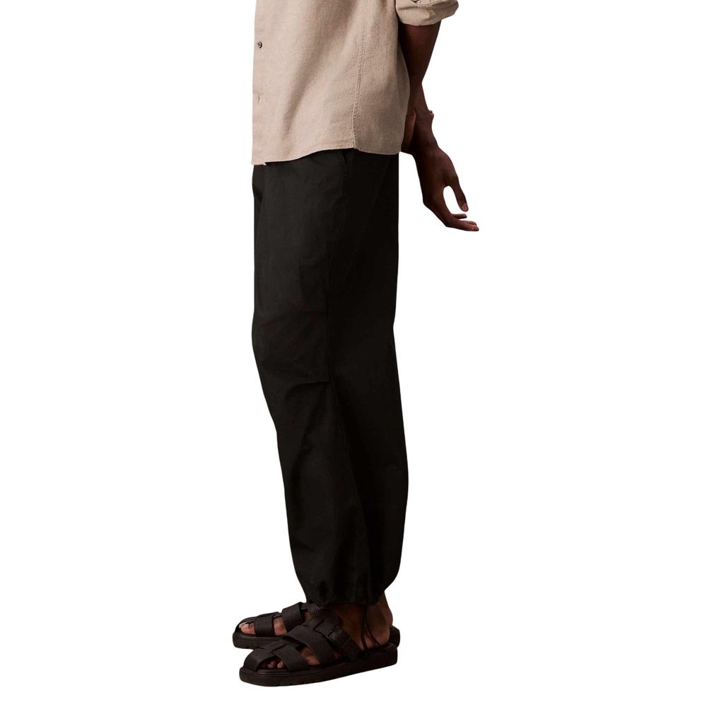 Black Cotton Joggers (Workout Pants) - ventzia