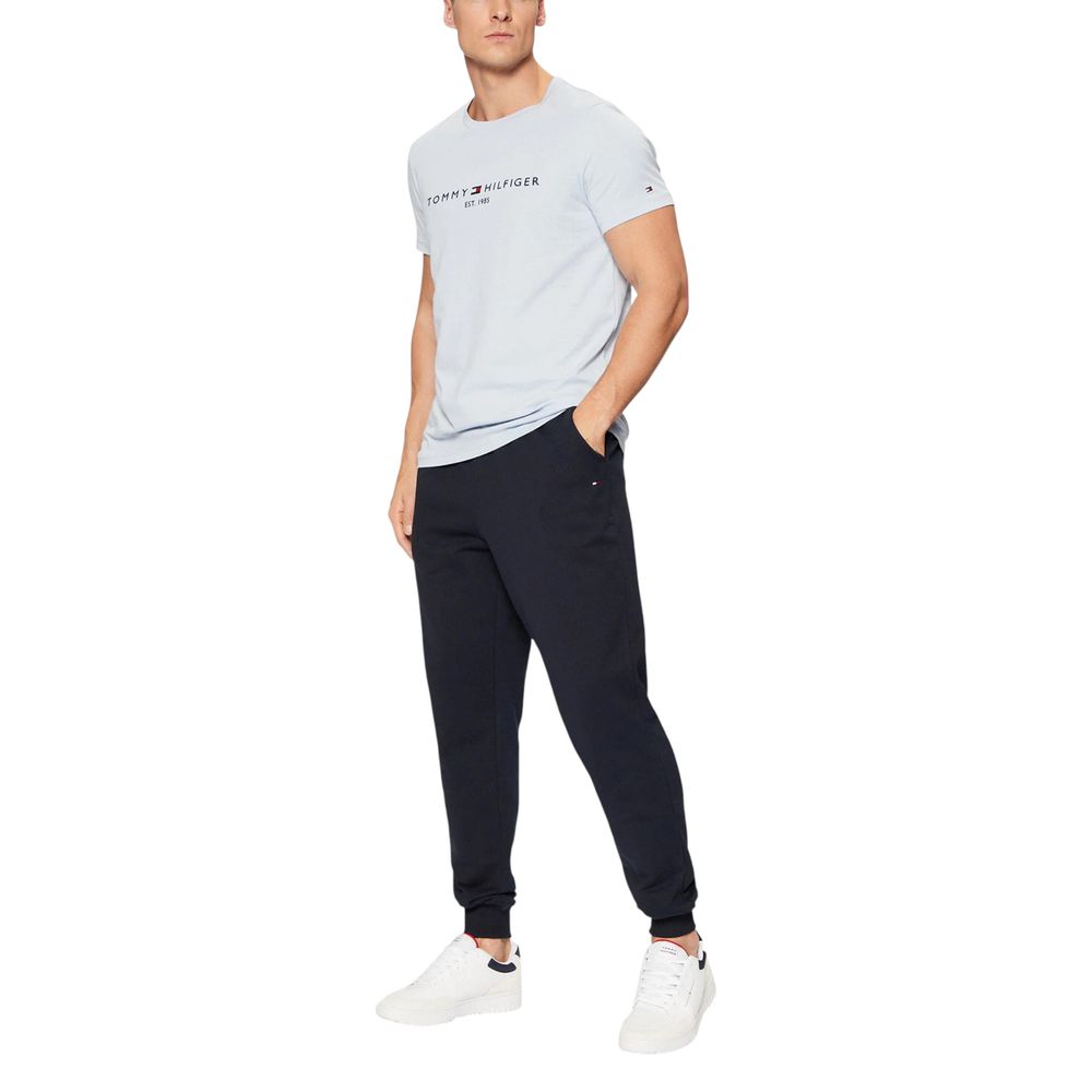 Blue Cotton Joggers (Workout Pants) - ventzia