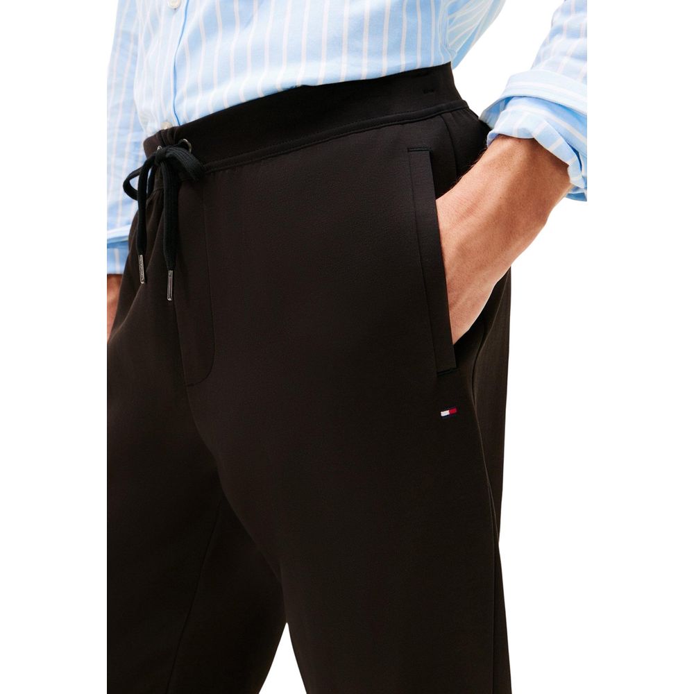 Black Cotton Joggers (Workout Pants) - ventzia