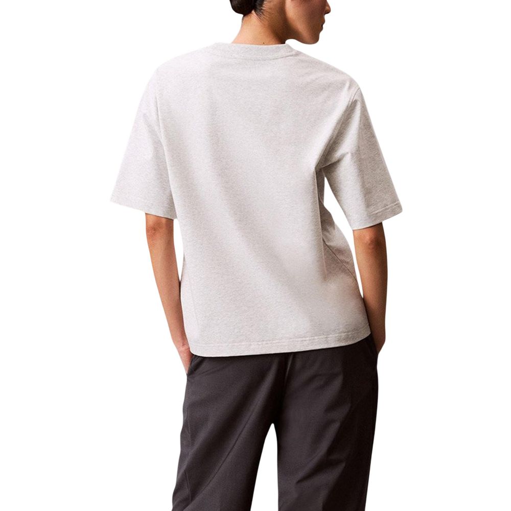 Gray Cotton T-Shirt - ventzia
