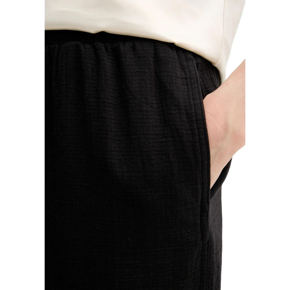 Black Cotton Joggers (Workout Pants) - ventzia