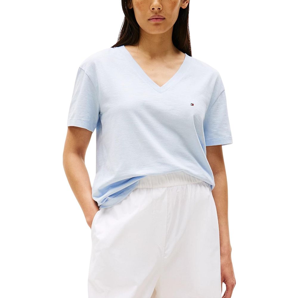 Blue Organic Cotton T-Shirt - ventzia