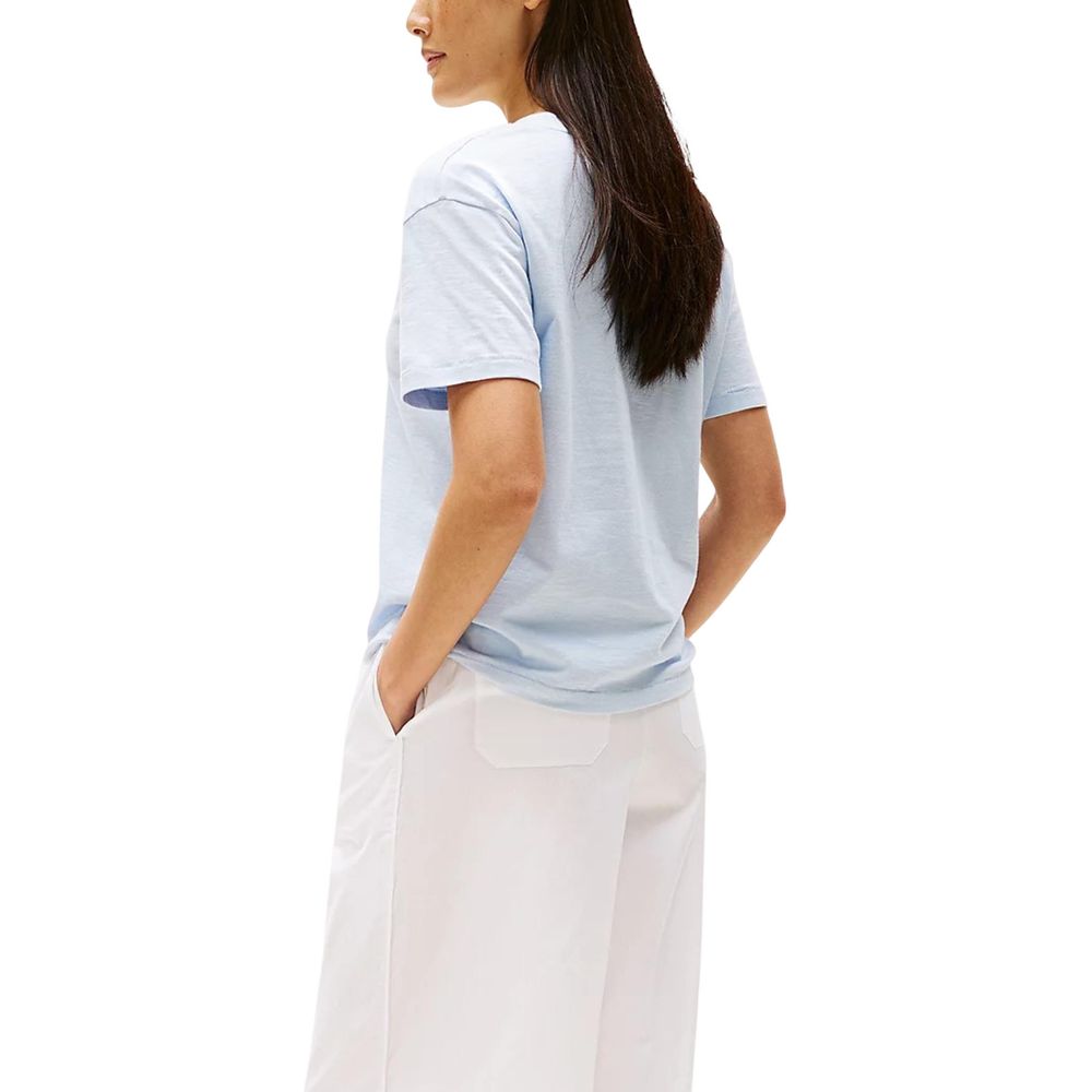 Blue Organic Cotton T-Shirt - ventzia