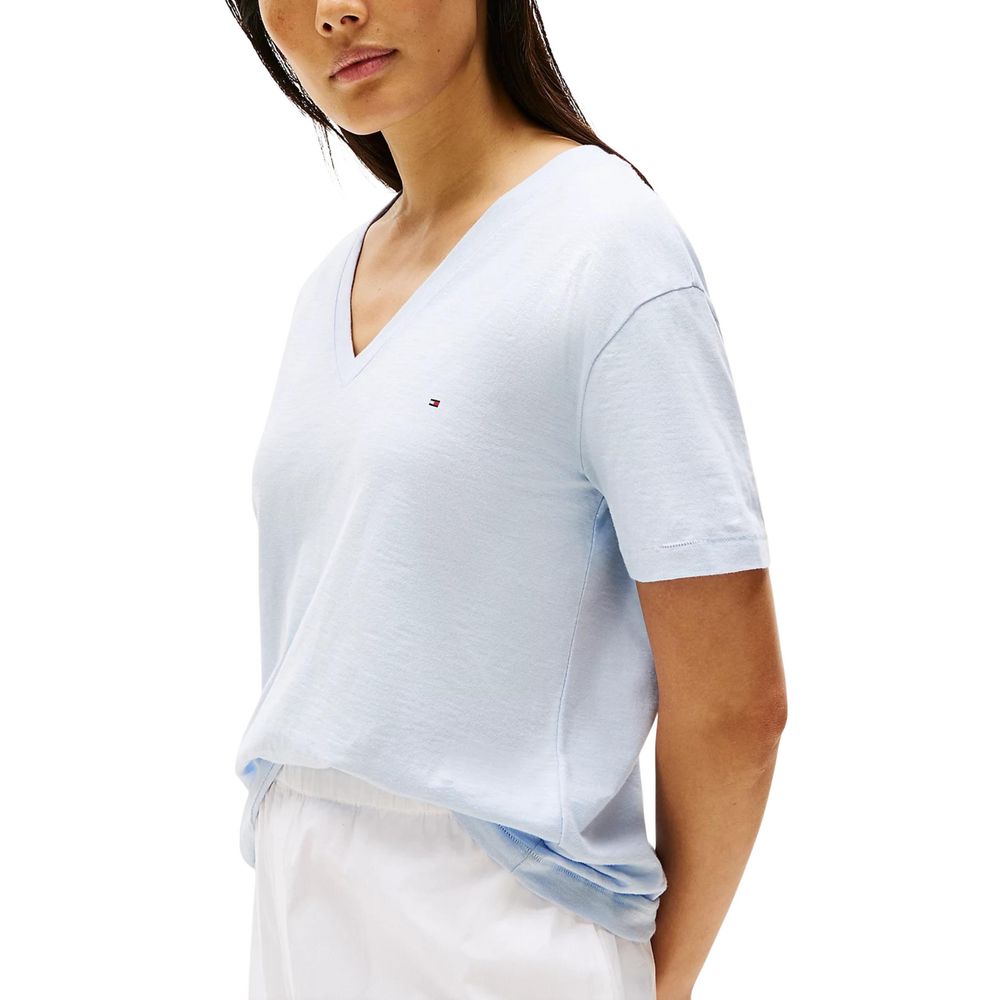 Blue Organic Cotton T-Shirt - ventzia