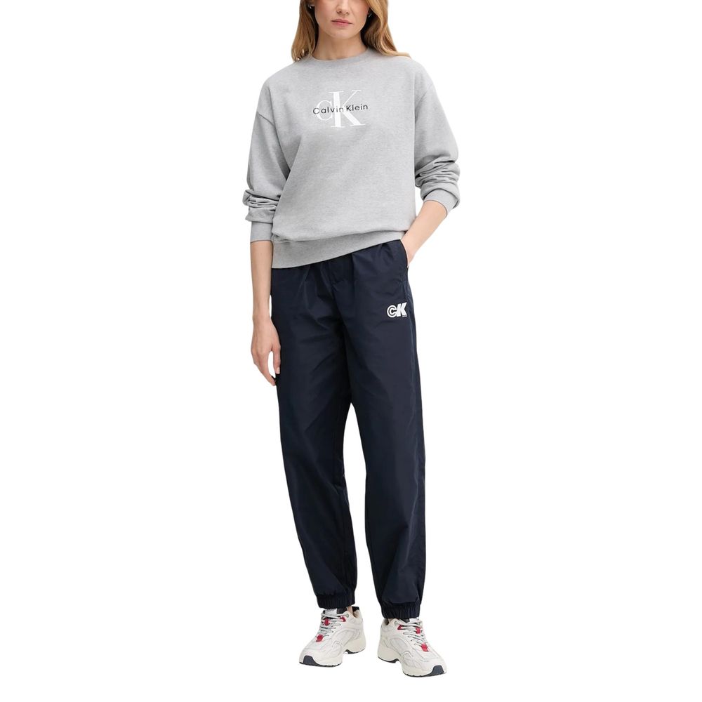 Blue Recycled Polyester Joggers (Workout Pants) - ventzia