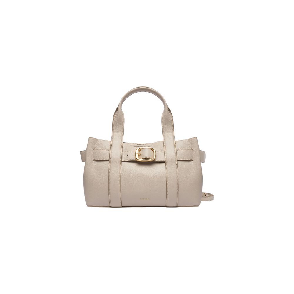 Gray Polyethylene Handbag - ventzia
