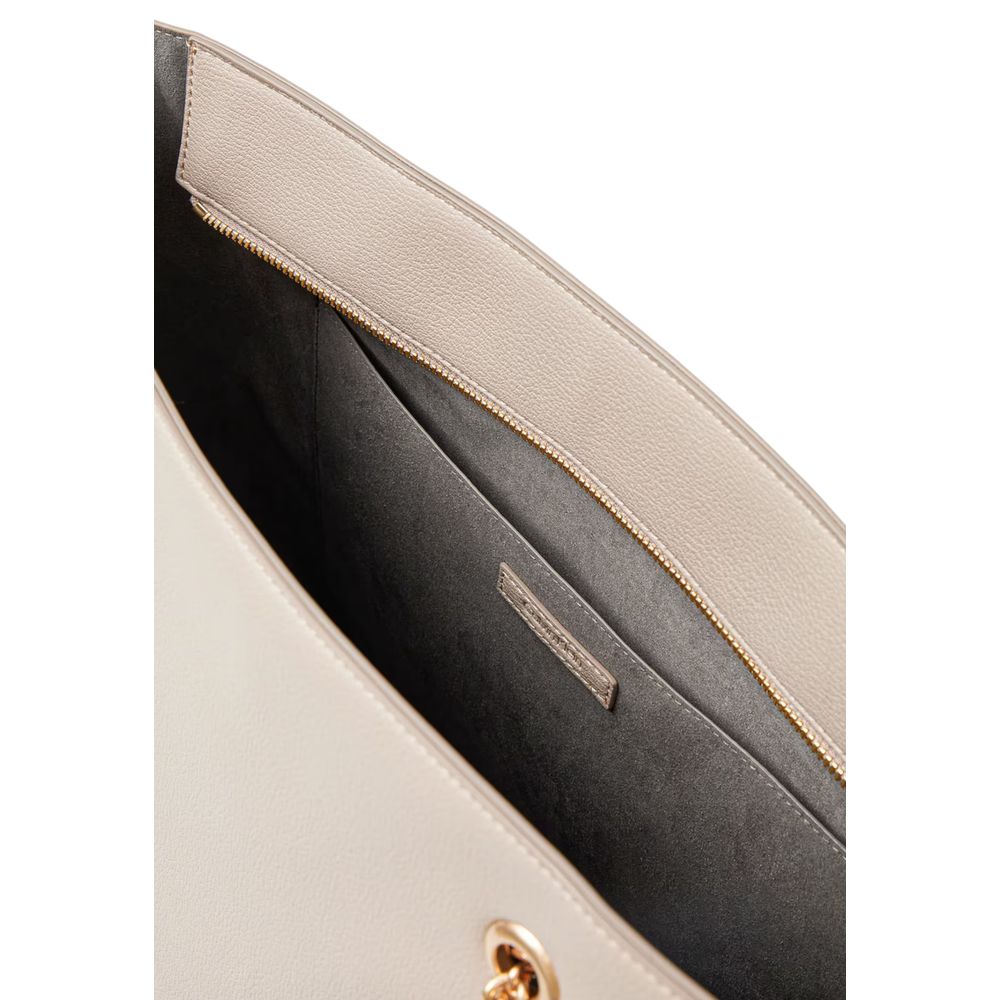 Beige Polyethylene Handbag - ventzia