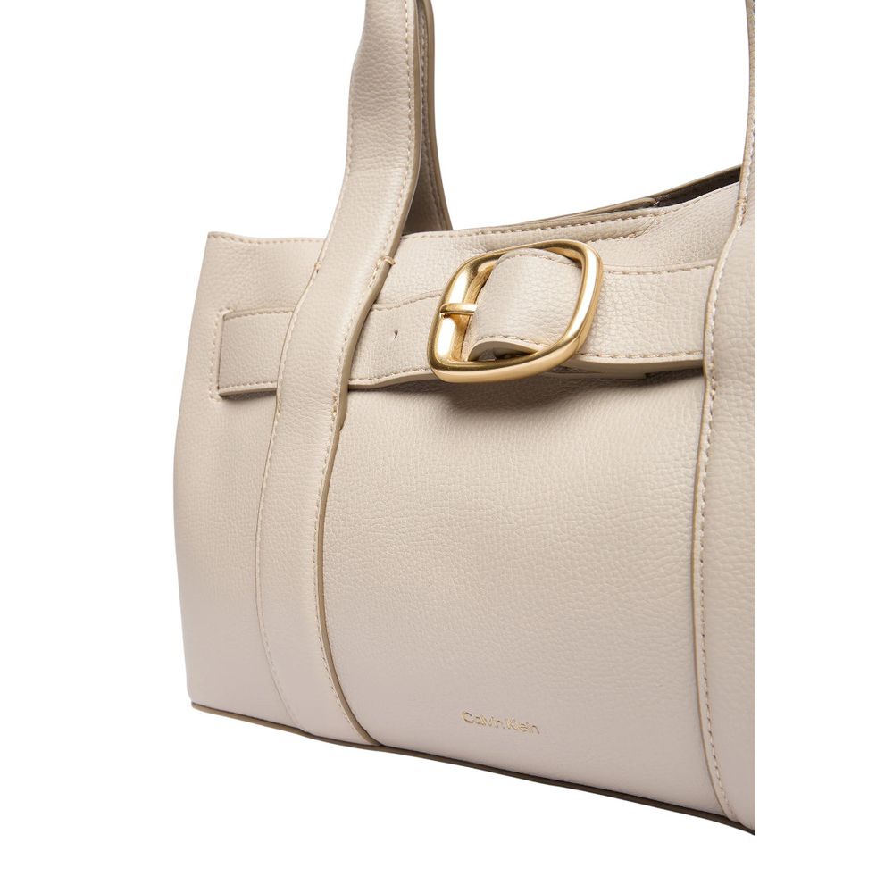 Gray Polyethylene Handbag - ventzia