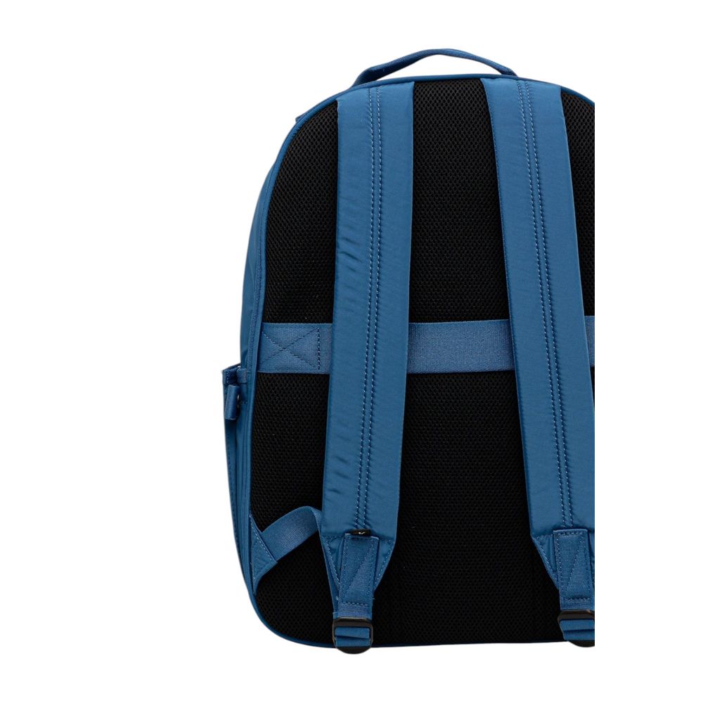 Blue Recycled Polyester Backpack - ventzia