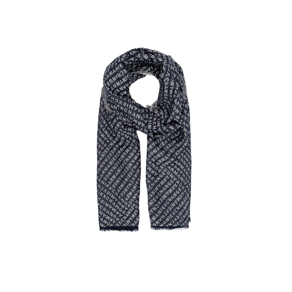 Blue Viscose Scarf