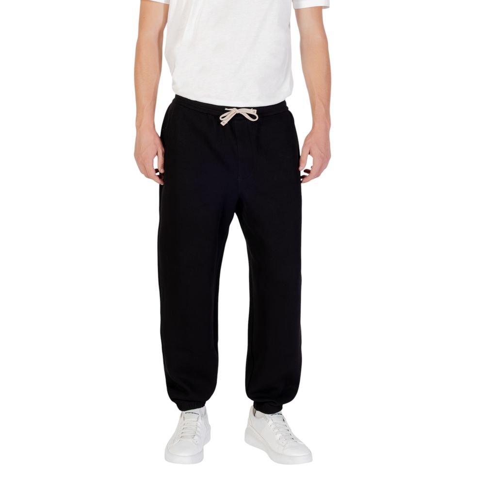 Black Cotton Joggers (Workout Pants) - ventzia