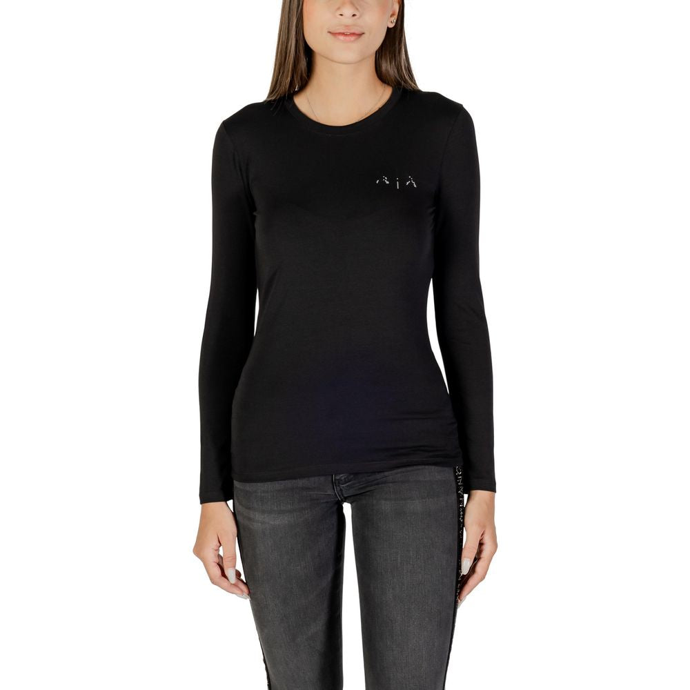 Black Cotton T-Shirt - ventzia