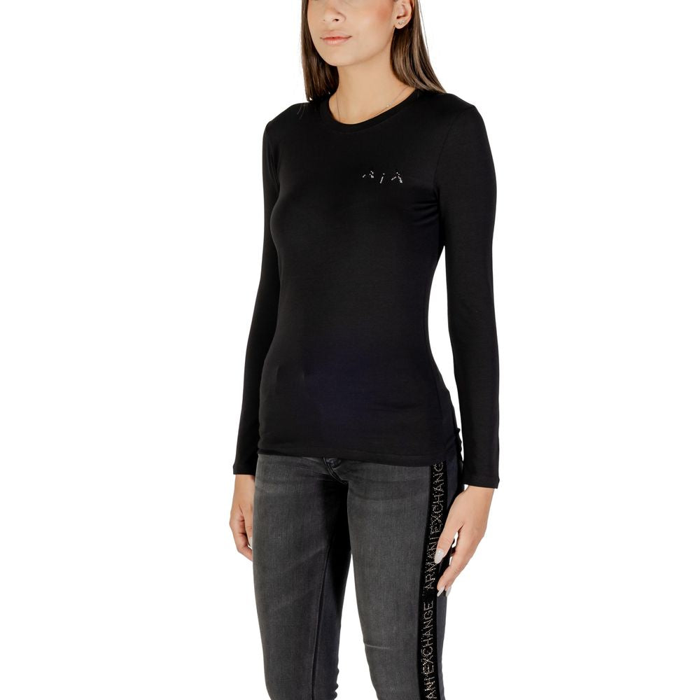 Black Cotton T-Shirt - ventzia