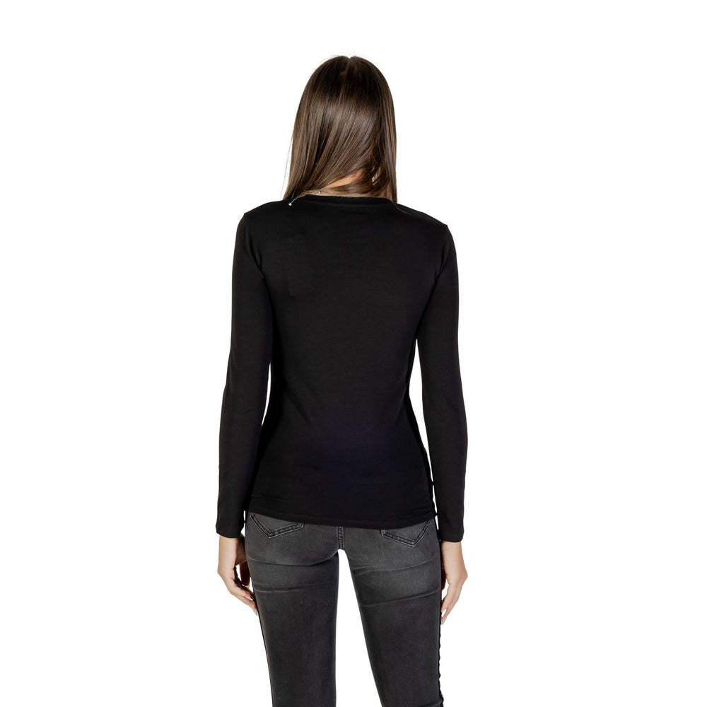 Black Cotton T-Shirt - ventzia