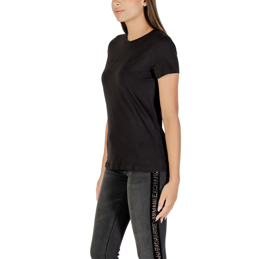 Black Cotton T-Shirt - ventzia