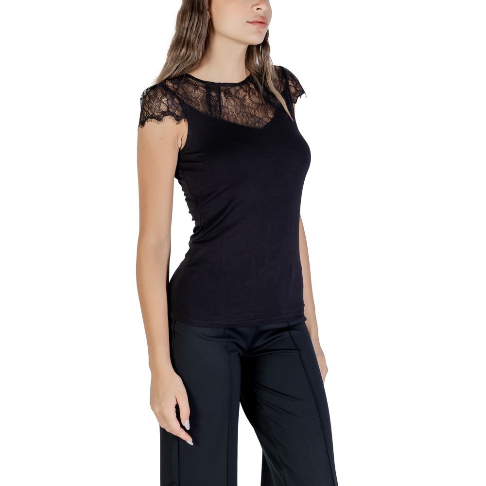 Black Viscose Blouse