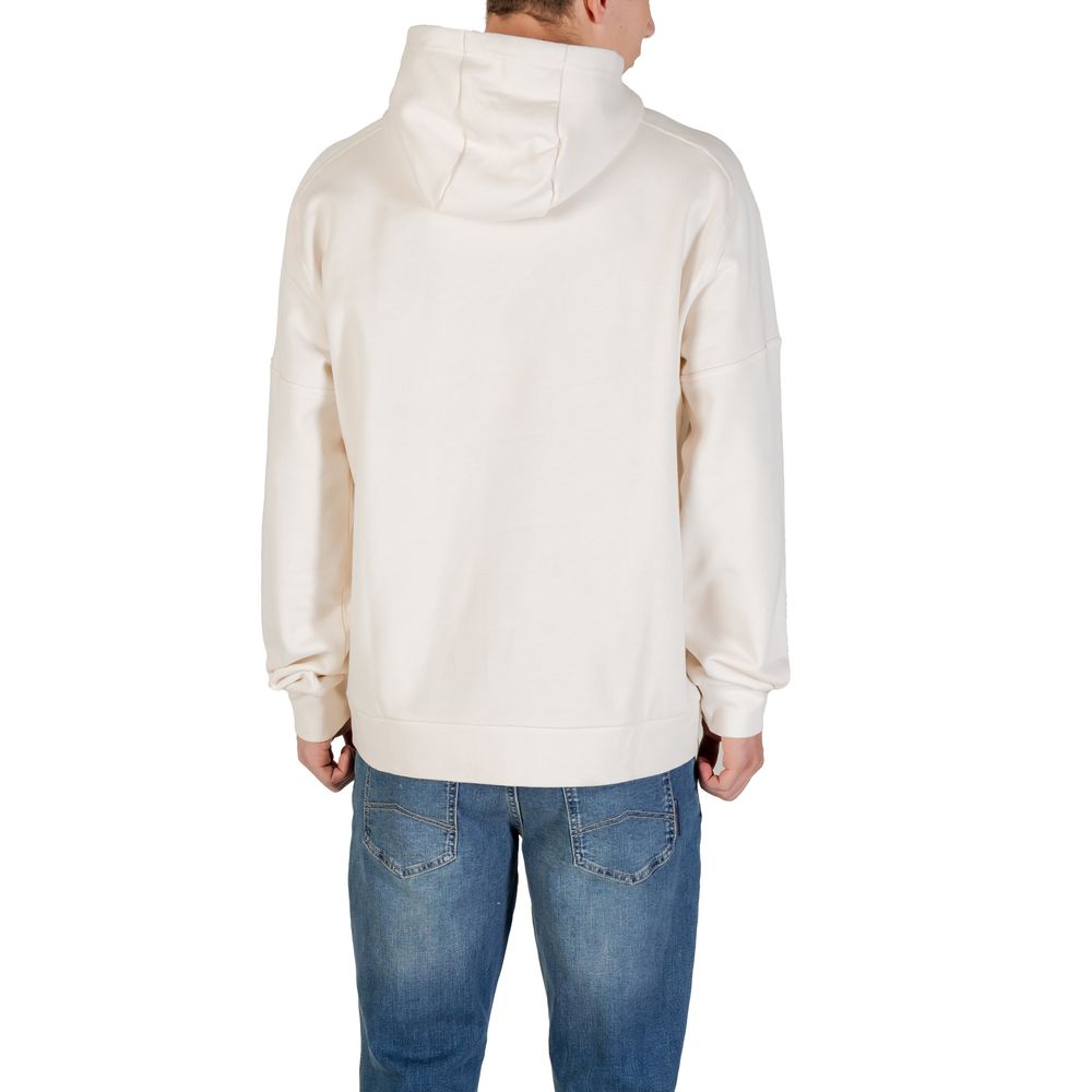 Black And White Cotton Hoodie - ventzia