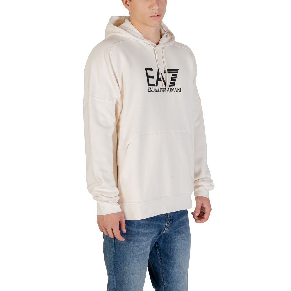 Black And White Cotton Hoodie - ventzia