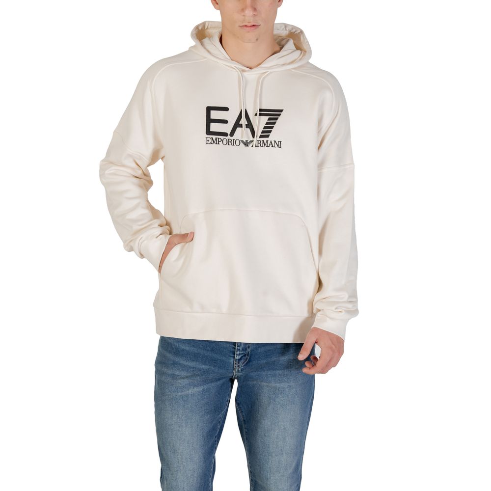 Black And White Cotton Hoodie - ventzia