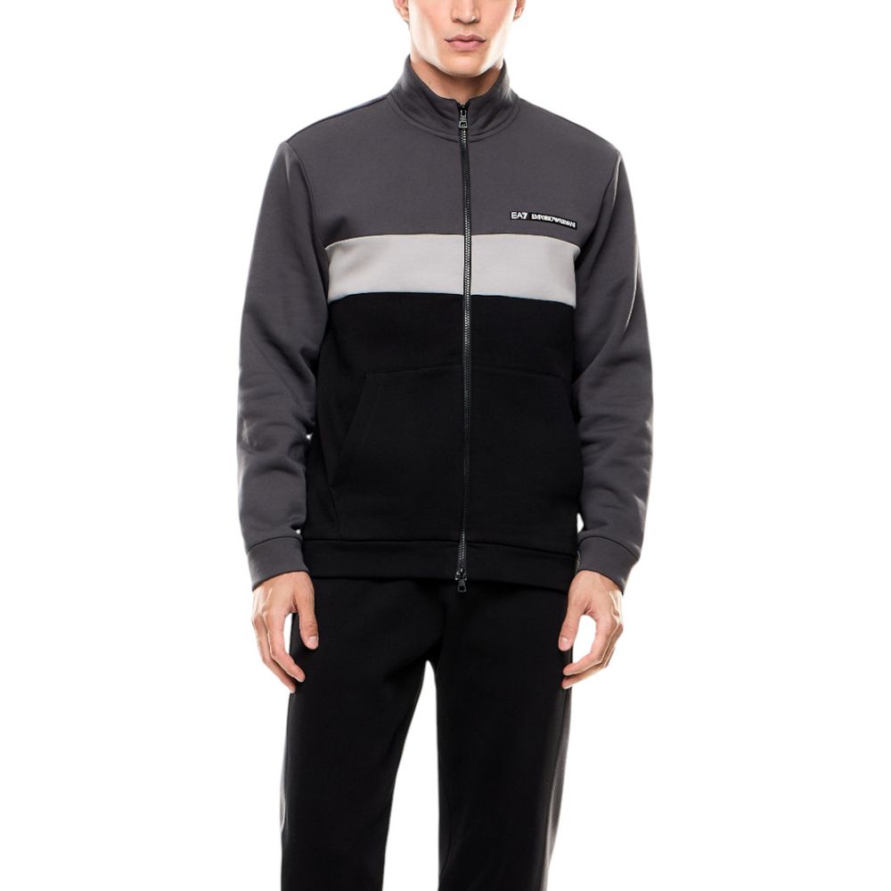 Black Cotton Sweatsuit - ventzia