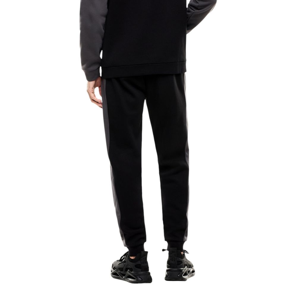 Black Cotton Sweatsuit - ventzia