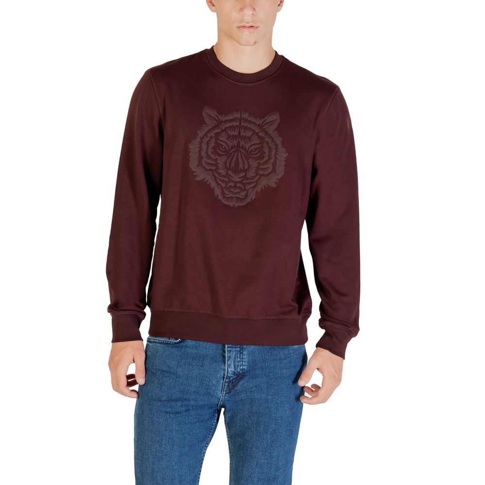 Bordeaux Cotton Sweatshirt - ventzia