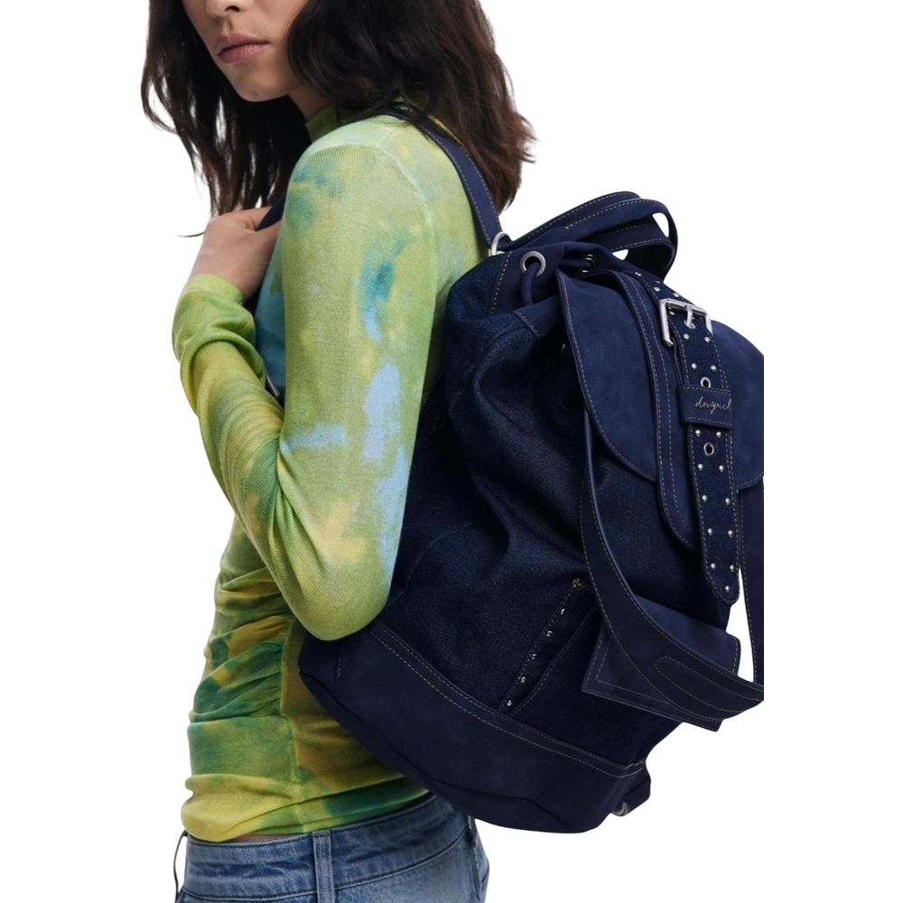 Blue Polyethylene Backpack - ventzia