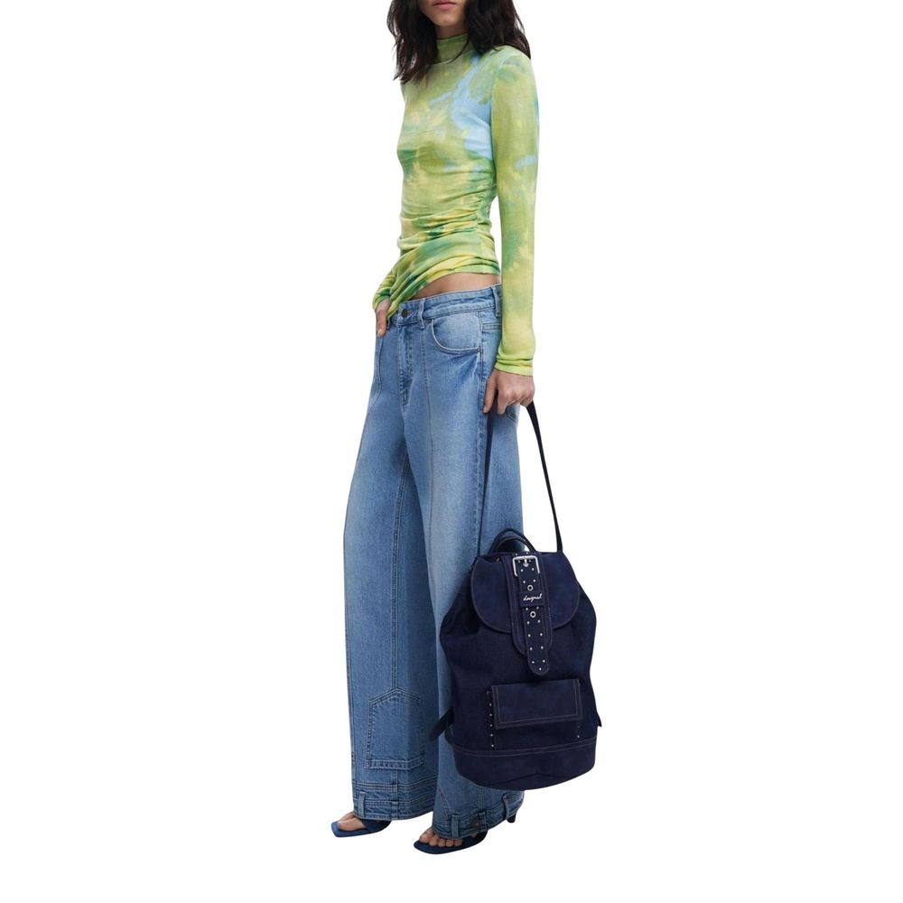 Blue Polyethylene Backpack - ventzia