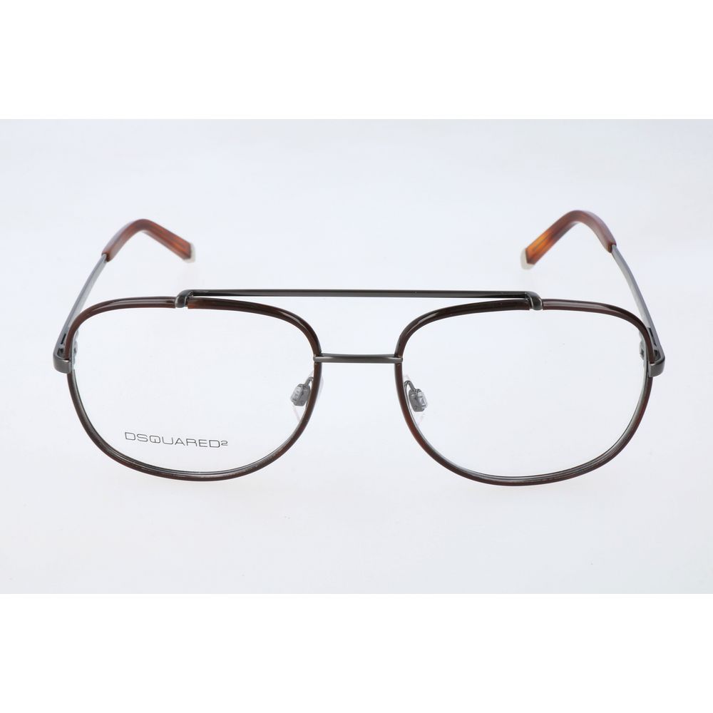 Brown Metal Glasses (Frames) - ventzia