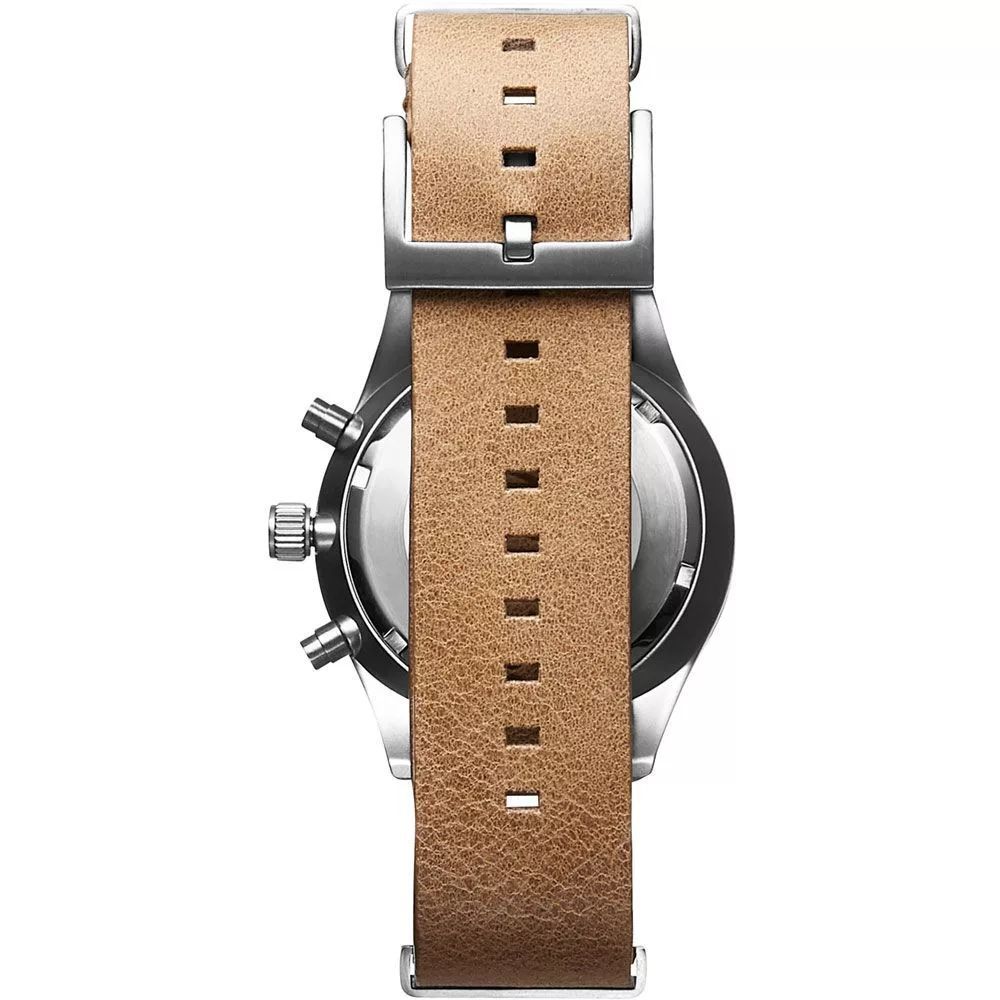 Brown Leather Dress Watch - ventzia
