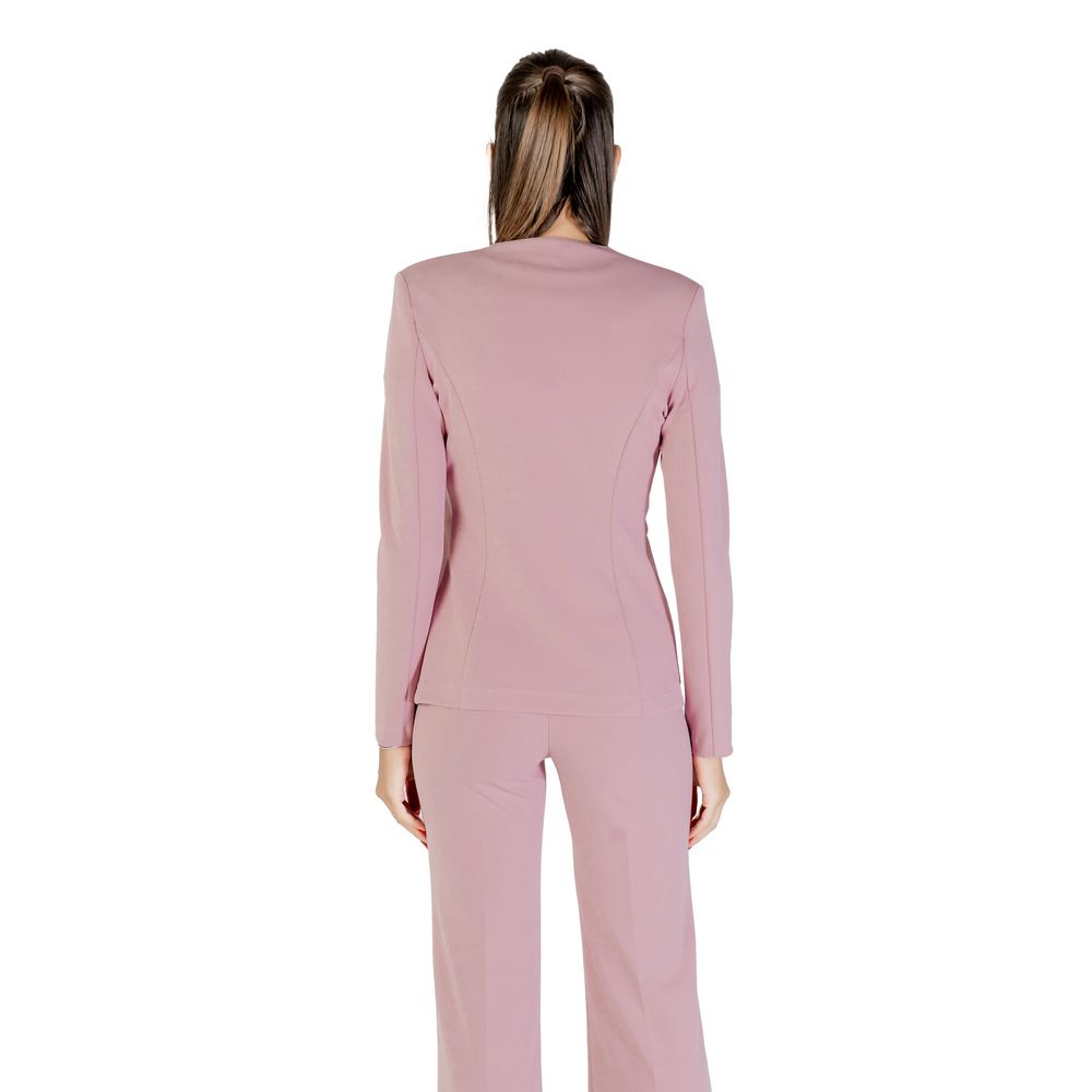 Multicolor Polyester Blazer - ventzia