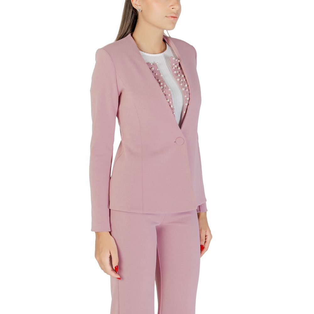 Multicolor Polyester Blazer - ventzia