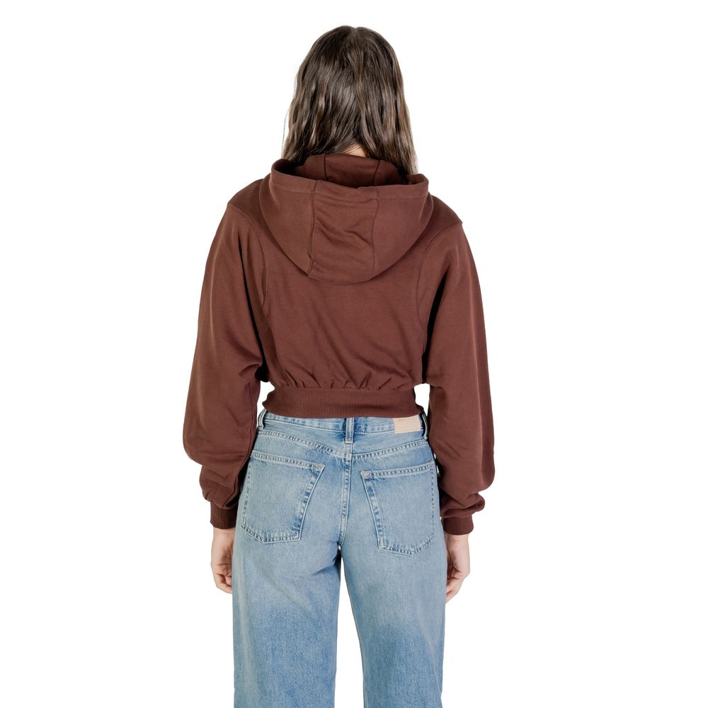 Brown Recycled Cotton Hoodie - ventzia