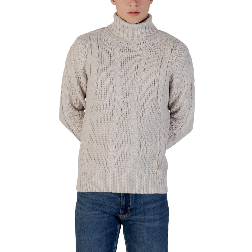 Gray Marabou Turtleneck - ventzia