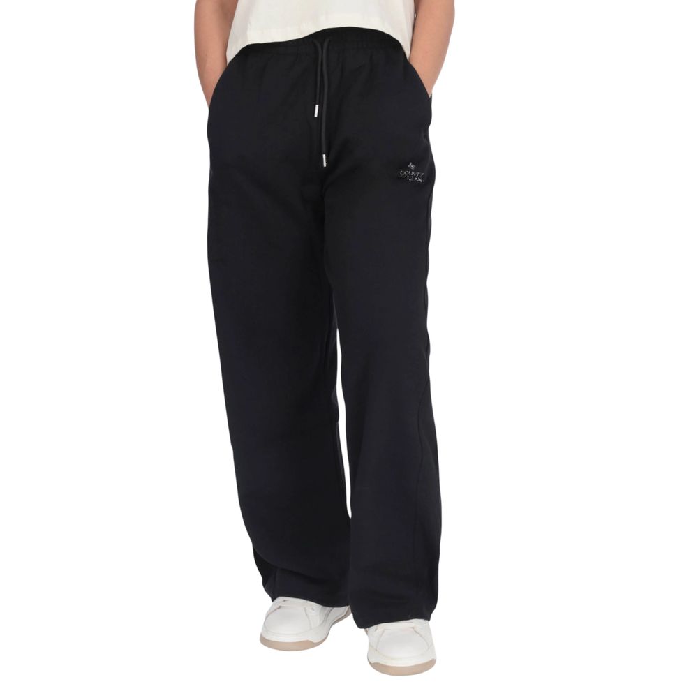 Black Cotton Joggers (Workout Pants) - ventzia