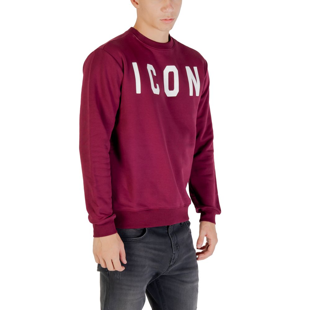 Bordeaux Cotton Sweatshirt - ventzia