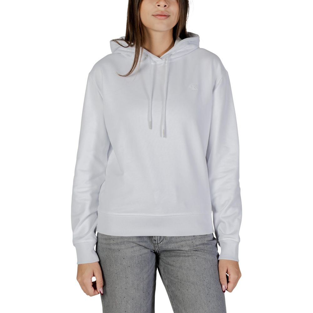 White Cotton Hoodie - ventzia