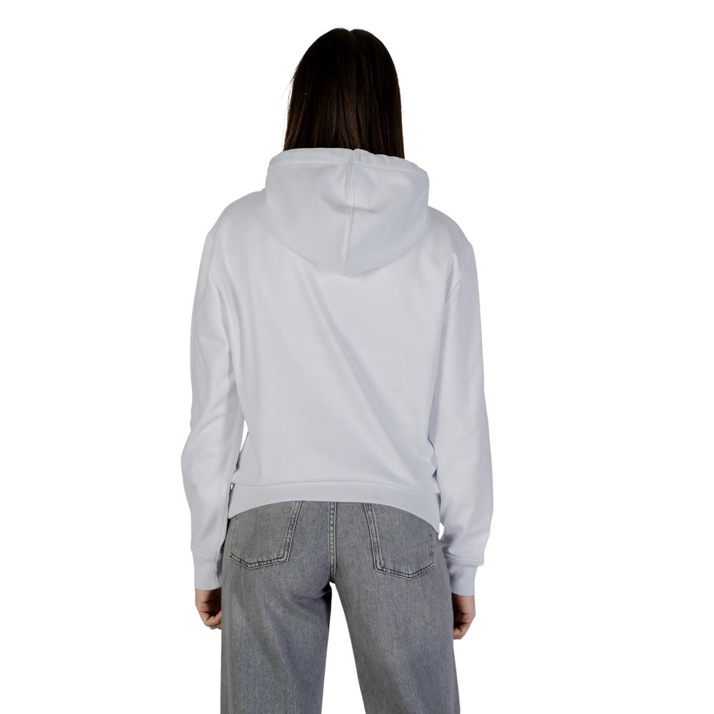 White Cotton Hoodie - ventzia